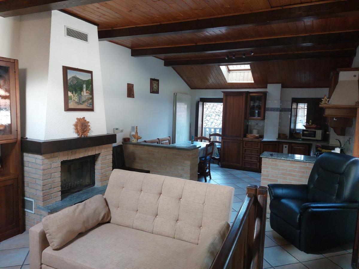 Villa Casa Del Rustico, Indipendente Vista Sacra Con Dipinto Caprie Exterior foto